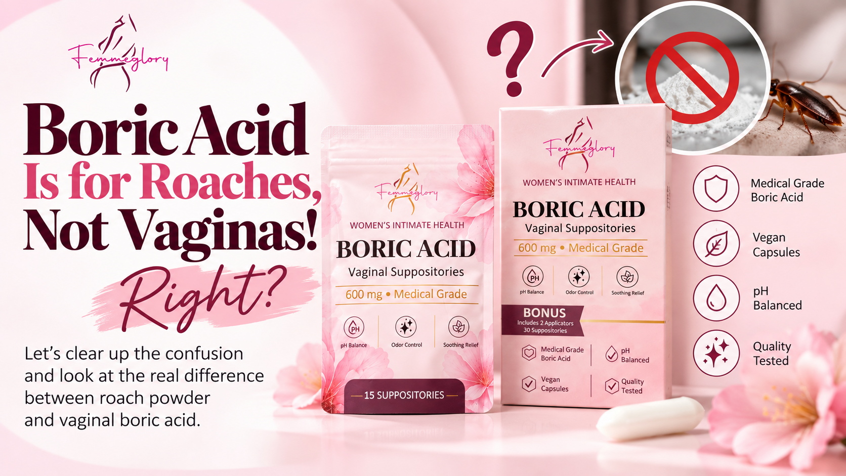 “Boric Acid Is for Roaches, Not Vaginas!” 😳
