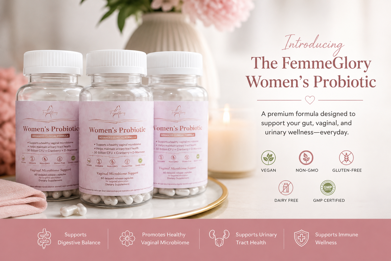 Why We Created The FemmeGlory Women's Probiotic: A Smarter Approach To Women's Microbiome Wellness
