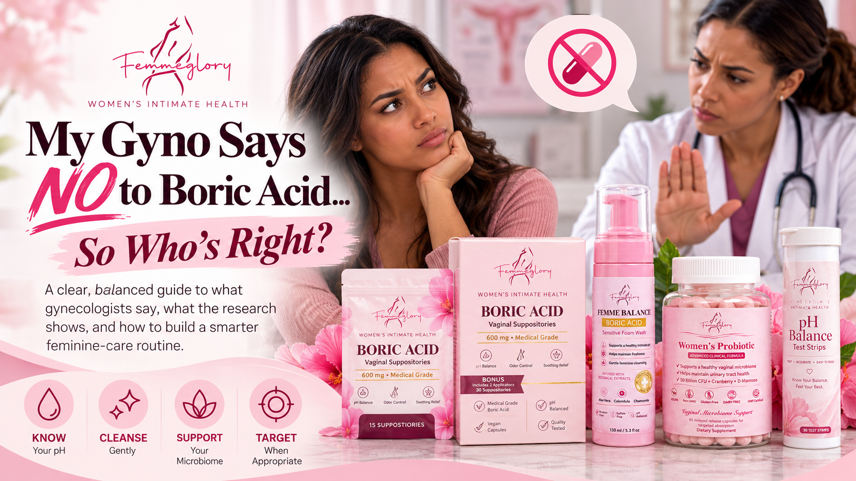 My Gyno Says NO to Boric Acid… So Who’s Right?
