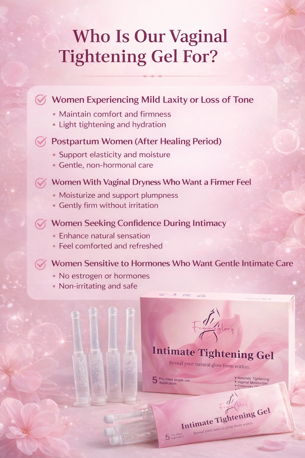 FemmeGlory Intimate Tightening Gel