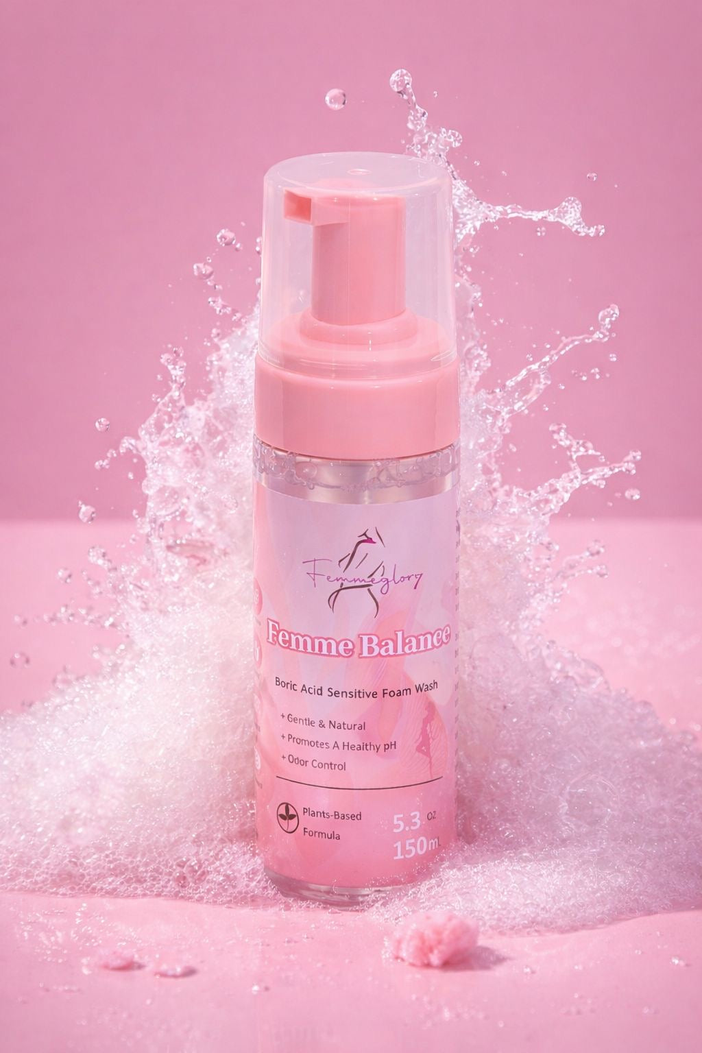 FEMMEGLORY™ Femme Balance  Boric Acid Sensitive Foam Wash