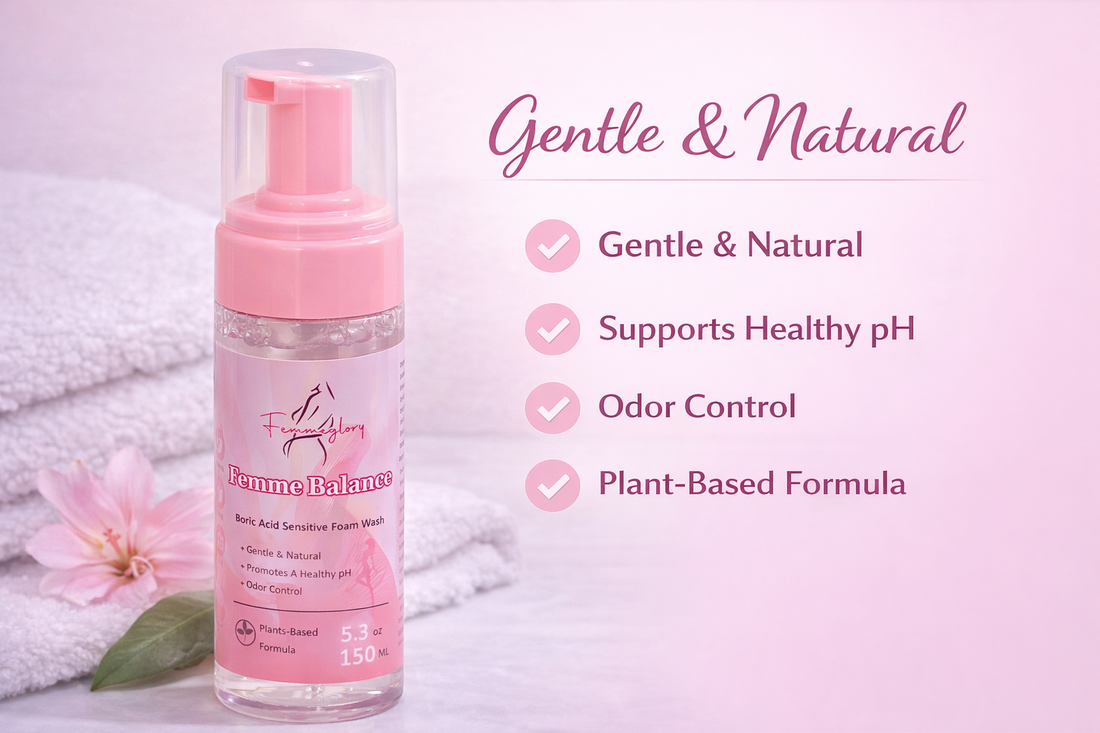 FEMMEGLORY™ Femme Balance  Boric Acid Sensitive Foam Wash