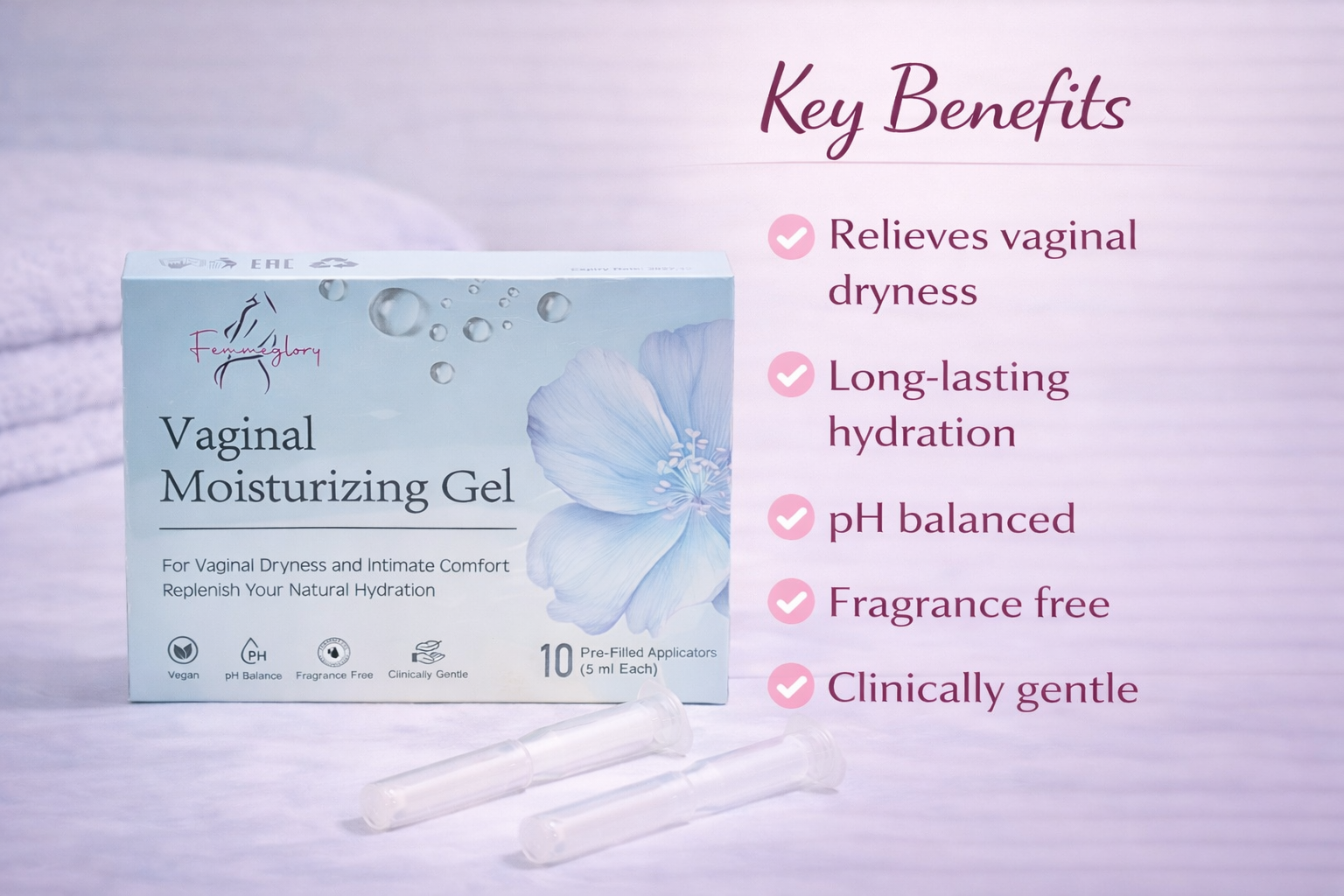 FemmeGlory Vaginal Moisturizing Gel